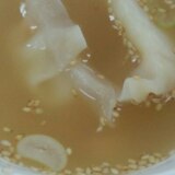 残り餃子の中華スープ